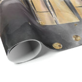 spookhuis | Spooky Volle Maan Boom en Bats Cadeaupapier (Rol Hoek)