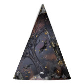 spookhuis | Spooky Volle Maan Boom en Bats Feesthoedjes (Links)