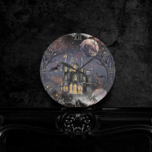 spookhuis | Spooky Volle Maan Boom en Bats