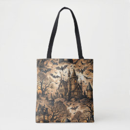  spookhuis tote bag