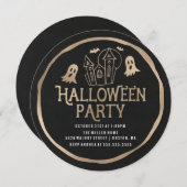 spookhuis | Uitnodiging voor Halloween Party (Voorkant / Achterkant)