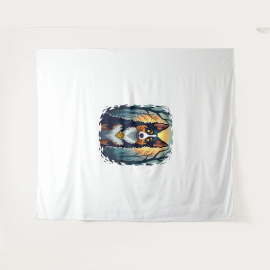 spookhuis wandkleed (Voorkant (horizontaal))