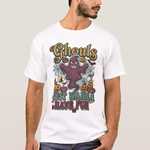 Spookhuis Wezens Willen Gewoon Pret Hebben Geest P T-shirt