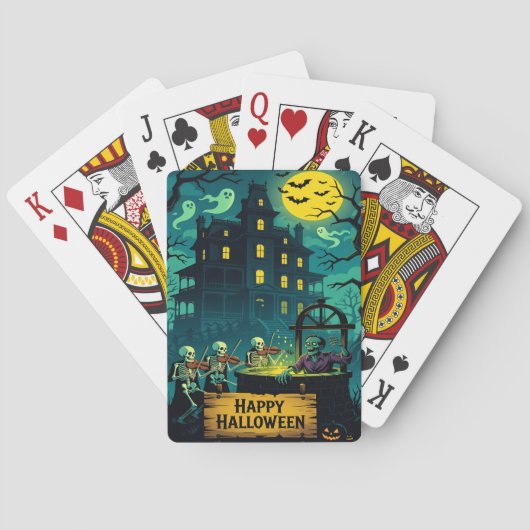 Spookhuis Zombie Wensput: Pokerkaarten (Achterkant)