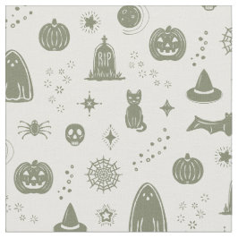 Spookie Things Patroon - Salie + Wijn Stof
