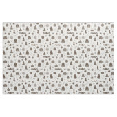 Spookie Things Patroon - Sneeuw + Aarde Kleur Stof (Fat Quarter)