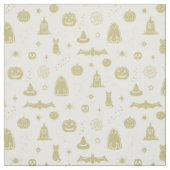 Spookie Things Patroon - Sneeuw + Goud Stof (Swatch)