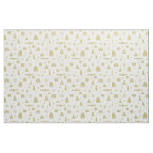Spookie Things Patroon - Sneeuw + Goud Stof (Fat Quarter)