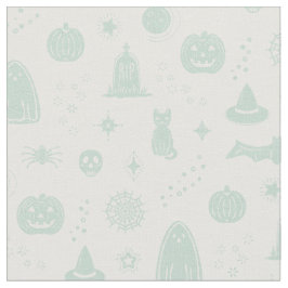 Spookie Things Patroon - Sneeuw + Mint Stof