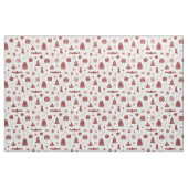 Spookie Things Patroon - Sneeuw + Robijn Stof (Fat Quarter)