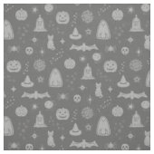 Spookie Things Pattern - leisteen + miststof Stof (Swatch)