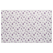 Spookie Things Pattern - Sneeuw + Plum stof (Fat Quarter)
