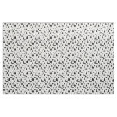 Spookie Things Pattern - Sneeuw + Steenkoolstof Stof (Yard (91,4 cm))