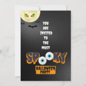 SPOOKIEST HALLOWEEN PARTY uitnodiging (Achterkant)