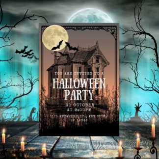 Spookiest Night of the Year Invitation Kaart