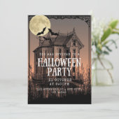 Spookiest Night of the Year Invitation Kaart (Staand voorkant)