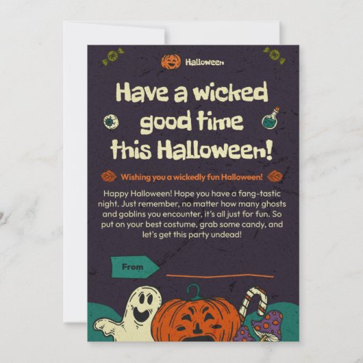 Spookiest Night of the Year Kaart (Voorkant)