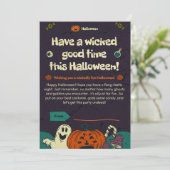 Spookiest Night of the Year Kaart (Staand voorkant)