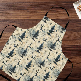 Spookige kerstboom schort