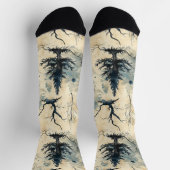 Spookige kerstboom sokken (Top)