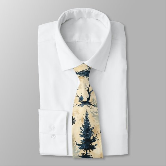 Spookige kerstboom stropdas (Gebonden)