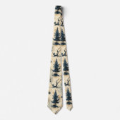 Spookige kerstboom stropdas (Voorkant)