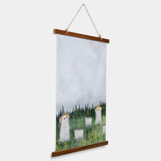 spookimkers hangend wandkleed (Gebogen)