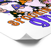 Spookin' With My Gnomies: Retro Halloween Vrienden Poster (Hoek)