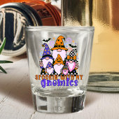 Spookin' With My Gnomies: Retro Halloween Vrienden Shot Glas