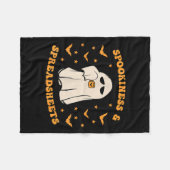Spookiness en spreadsheets Halloween Accountant B Fleece Deken (Voorkant (Horizontaal))
