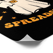 Spookiness en spreadsheets Halloween Accountant B Poster (Hoek)