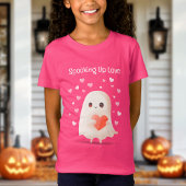 Spooking Up Love Schattige Ghost Halloween T-shirt
