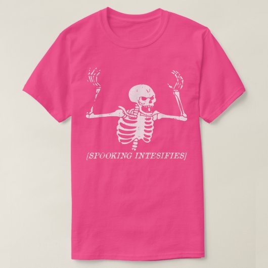 Spooking versterkt Lazy Halloween Costume Spooky T-shirt (Design voorkant)