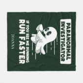 Spookjacht Paranormale Onderzoeker Ren Sneller Fleece Deken (Voorkant (Horizontaal))
