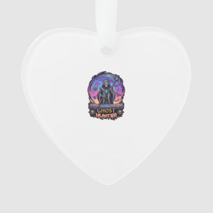 Spookjager Grim Reaper Skelet Zeis Paarse Vlam Ornament