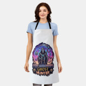 Spookjager Grim Reaper Skelet Zeis Paarse Vlam Schort (Gedragen)