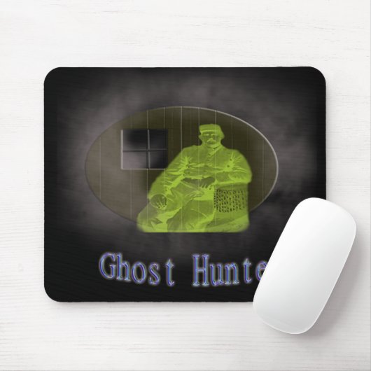 spookjager mousepad muismat (Met muis)