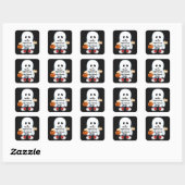 Spookjongen | Kinderen Halloween Sticker (Vel)