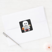 Spookjongen | Kinderen Halloween Sticker (Envelop)