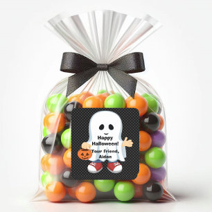 Spookjongen Kinderen Halloween Sticker