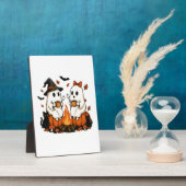 Spookkampvuur Halloween Fotoplaat (Zijkant)