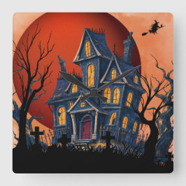 Spookkasteel Vierkante Klok