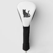 Spookkat Golfheadcover (Voorkant)