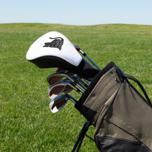 Spookkat Golfheadcover (Insitu)