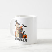 Spookkat & Hond Halloween Mok (Voorkant links)