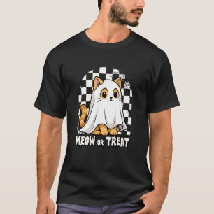 Spookkat Purr of Treat Grappige Lieve Halloween T-shirt