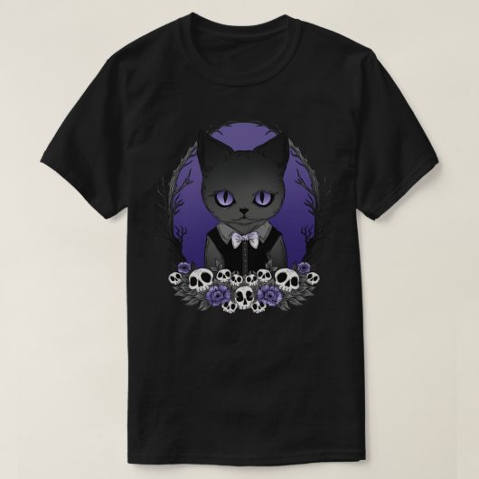 Spookkat T-shirt (Design voorkant)