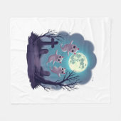 Spookkatparade Fleece Deken (Voorkant (Horizontaal))