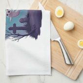 Spookkatparade Theedoek (Quarter Fold)