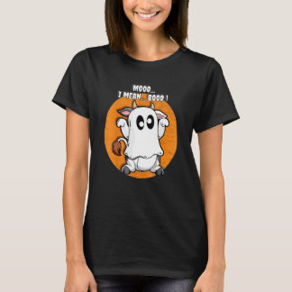 Spookkoe Moe Ik bedoel Boe Pompoen T-shirt